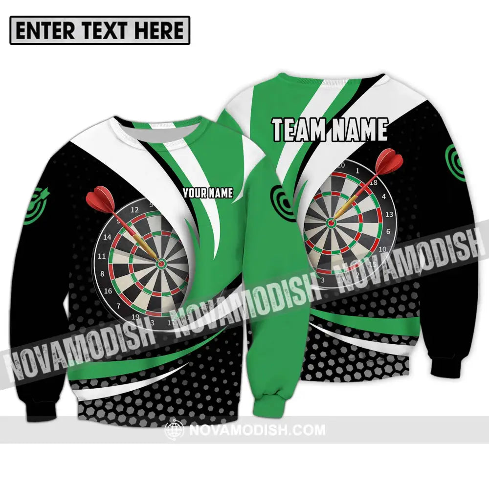 Unisex Shirt - Custom Name And Team Name Darts Shirt Darts Lover Long Sleeve / S T-shirt