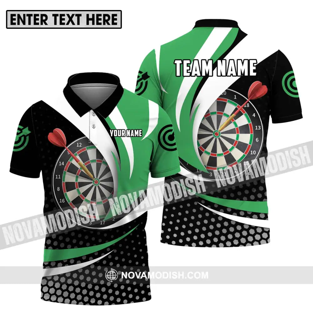 Unisex Shirt - Custom Name And Team Name Darts Shirt Darts Lover Polo Shirt / S T-shirt