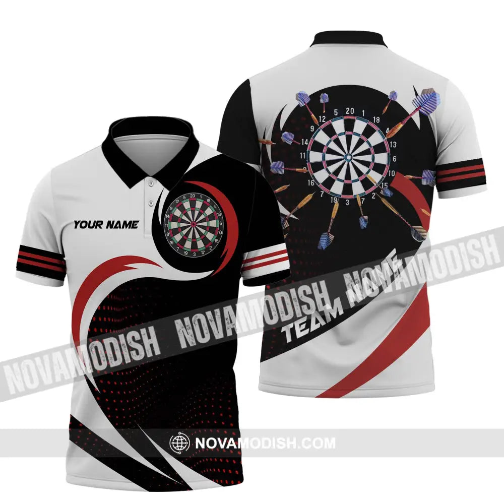 Unisex Shirt - Custom Name And Team Name Shirt Darts Shirt Polo Shirt / S T-shirt