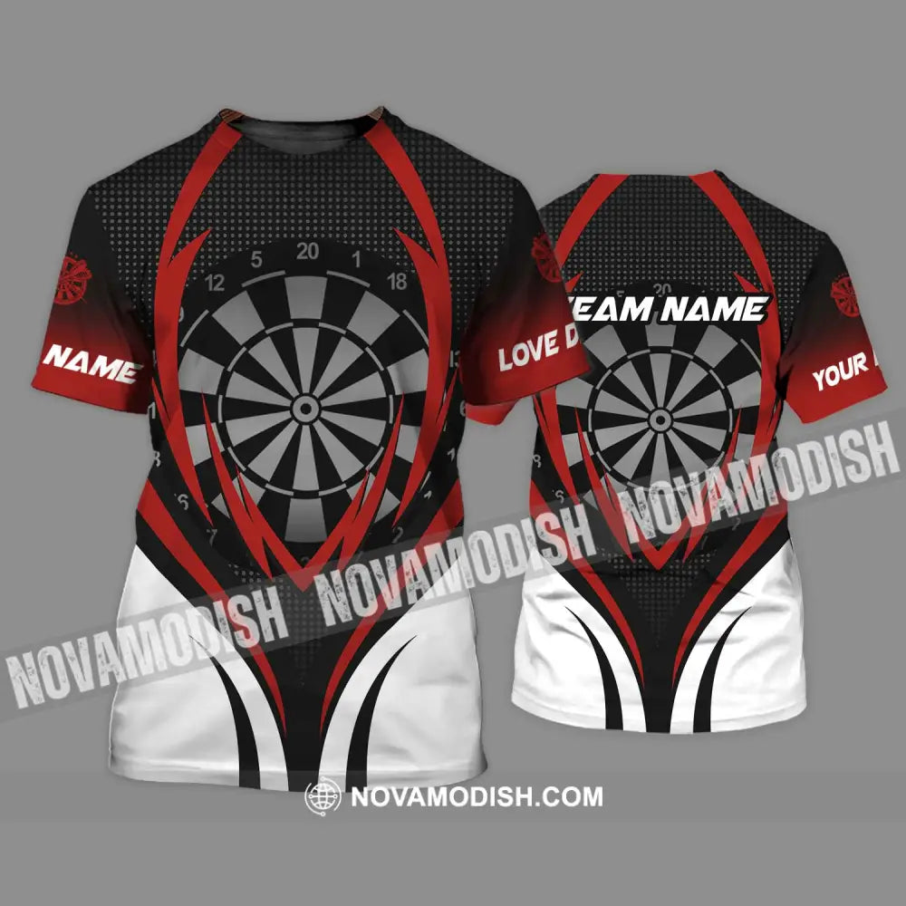 Unisex Shirt - Custom Name And Team Name Shirt Darts Sport Style Shirt T-Shirt / S T-shirt