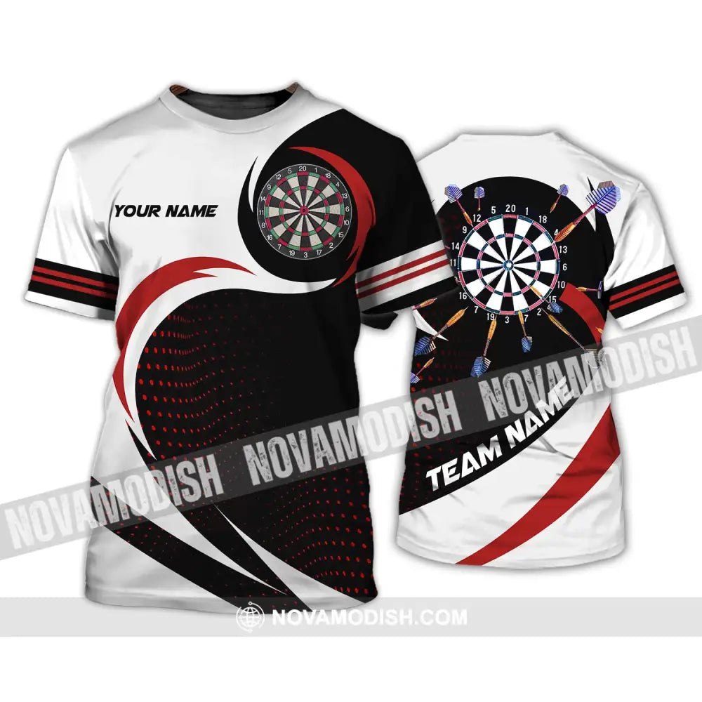 Unisex Shirt - Custom Name And Team Name Shirt Darts Shirt T-Shirt / S T-shirt