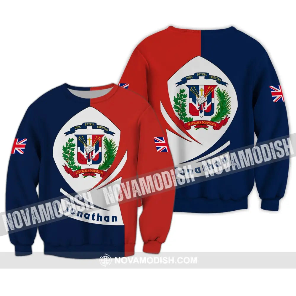 Unisex Shirt - Custom Name And Team Name Shirt - Dios Patria Libertad Long Sleeve / S T-shirt