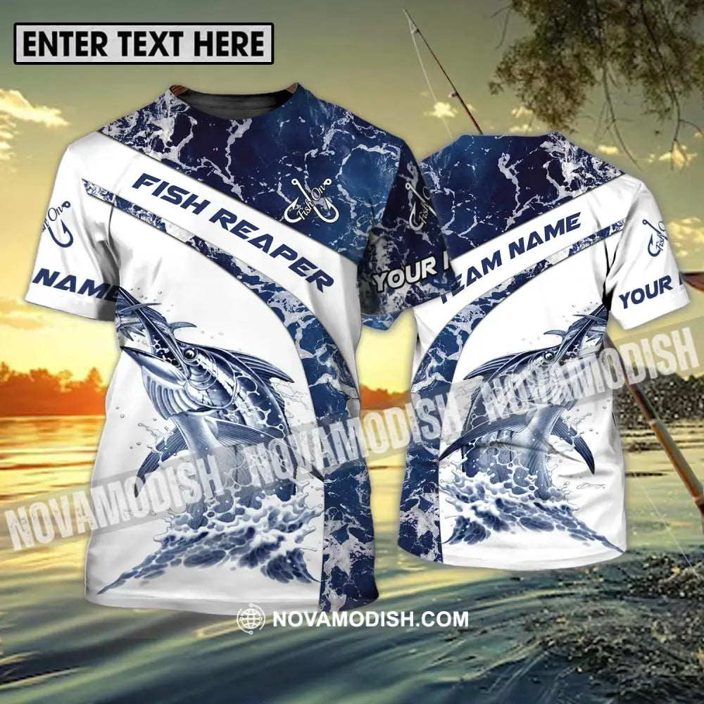 Unisex Shirt - Custom Name And Team Name Shirt Fish On Fish T-shirt
