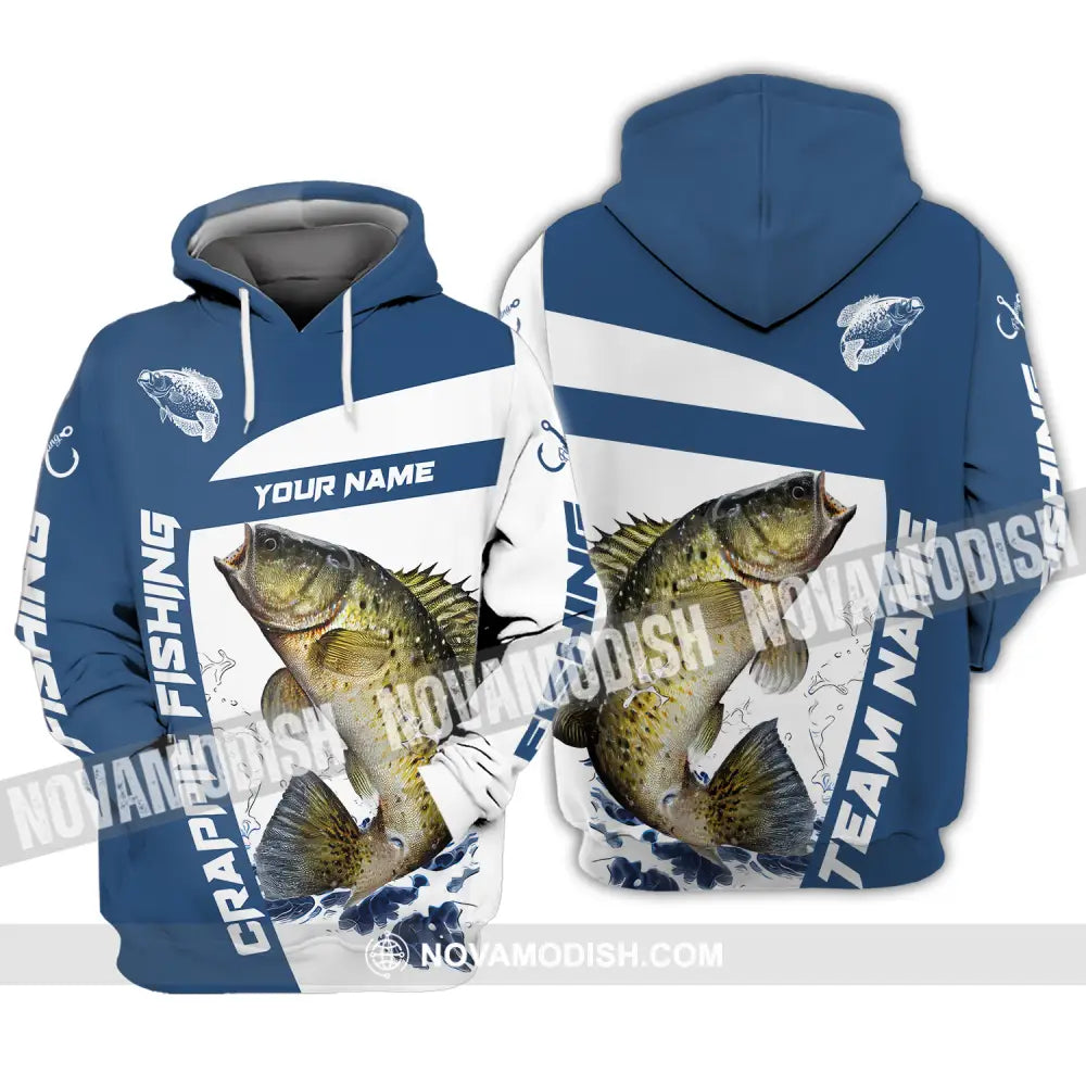 Unisex Shirt - Custom Name And Team Name Fishing Classic Shirt Hoodie / S T-shirt