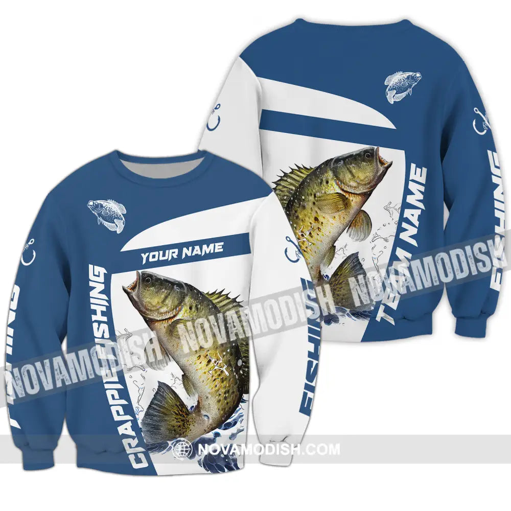 Unisex Shirt - Custom Name And Team Name Fishing Classic Shirt Long Sleeve / S T-shirt