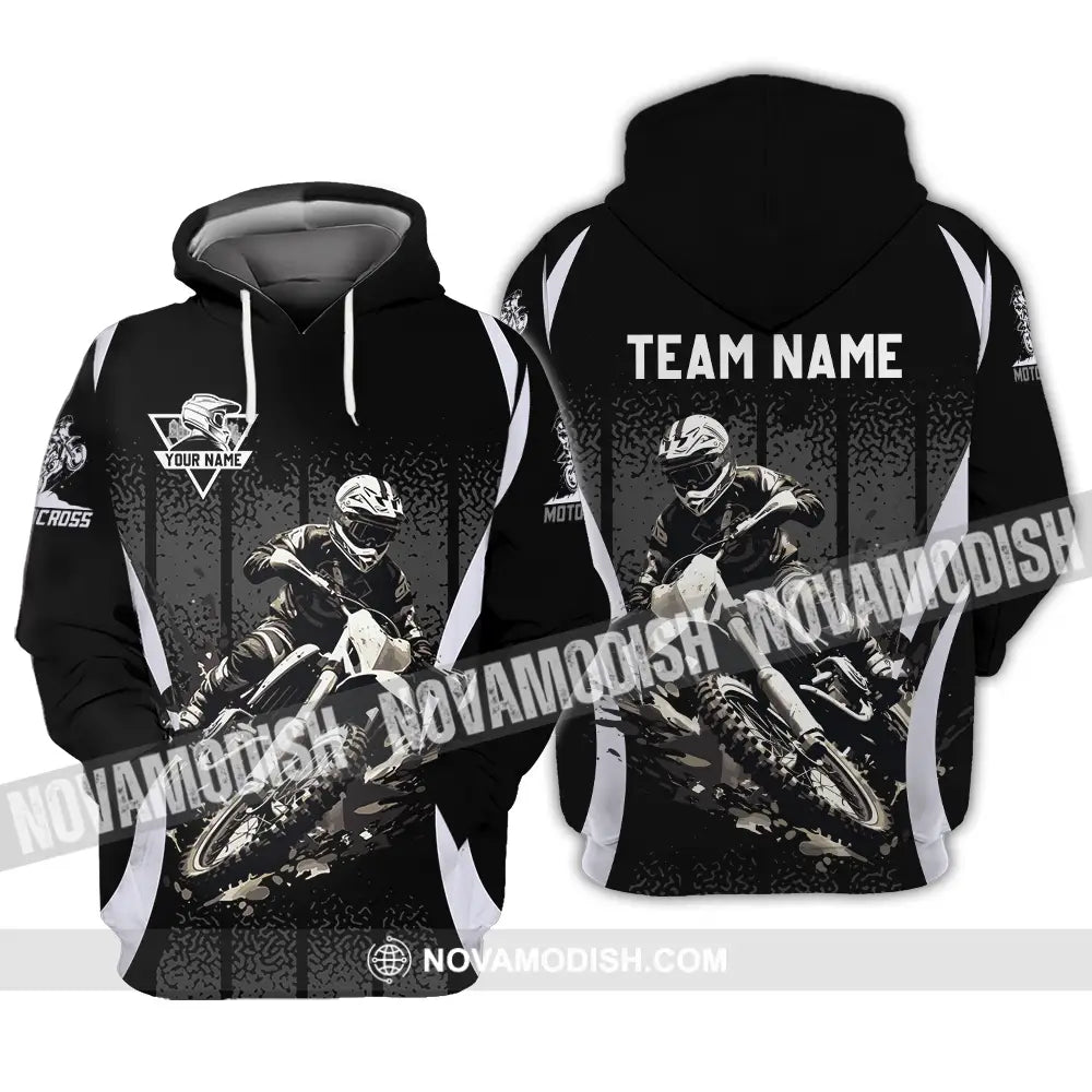 Unisex Shirt - Custom Name And Team Name Motobike Shirt For Player Hoodie / S T-shirt