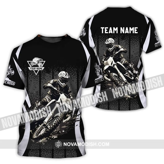 Unisex Shirt - Custom Name And Team Name Motobike Shirt For Player T-Shirt / S T-shirt
