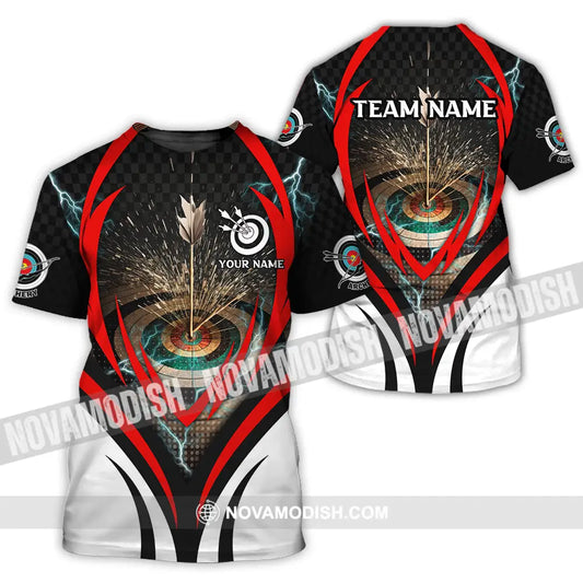 Unisex Shirt - Custom Name And Team Name On Target Archery Shirt T-Shirt / S T-shirt