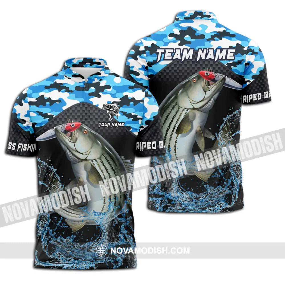 Unisex Shirt - Custom Name And Team Name Tripped Fishing Shirt Zipper Polo Shirt / S T-shirt