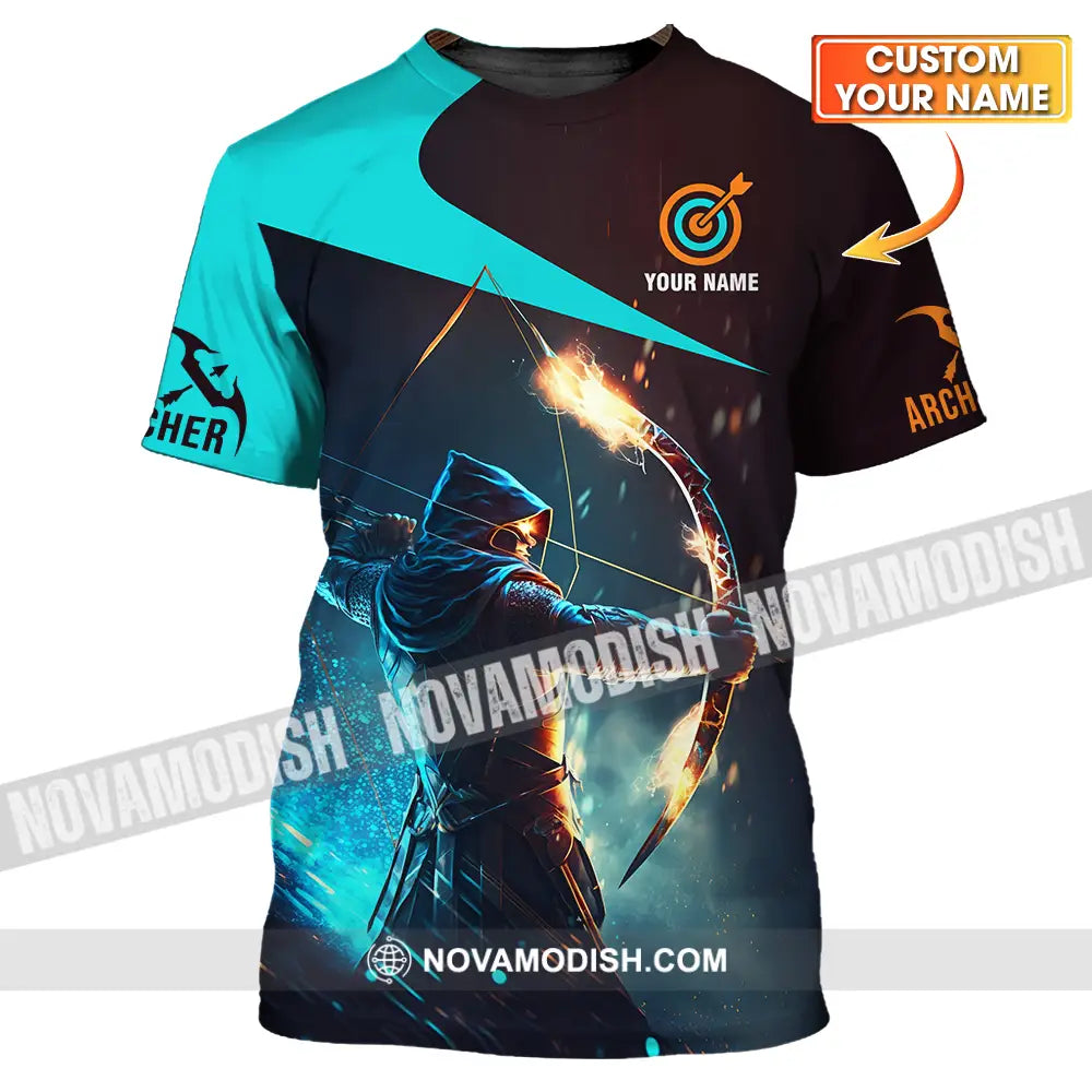 Unisex Shirt - Custom Name Archer Hero Shirt T-shirt