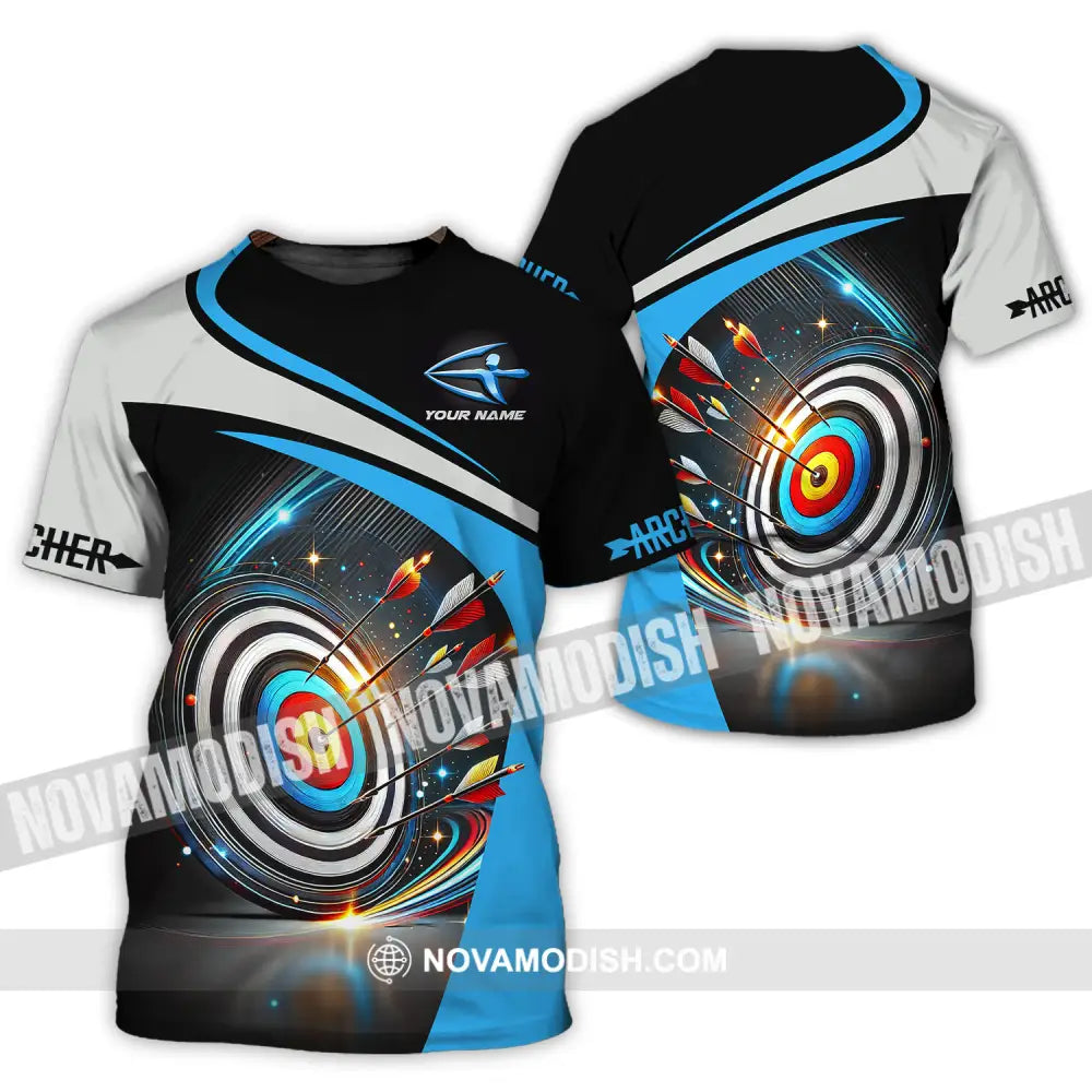 Unisex Shirt - Custom Name Archery Sport Shirt T-Shirt / S T-shirt