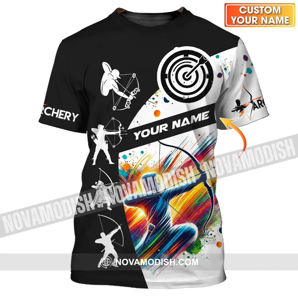 Unisex Shirt - Custom Name Archery Shirt T-shirt