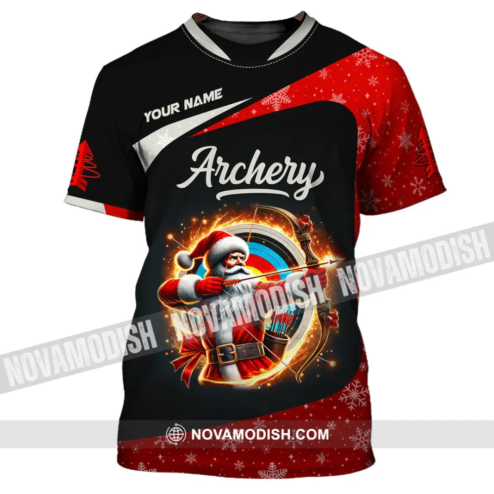 Unisex Shirt Custom Name Archery T-Shirt Archer Hoodie Long Sleeve Gift For Lovers / S T-Shirt