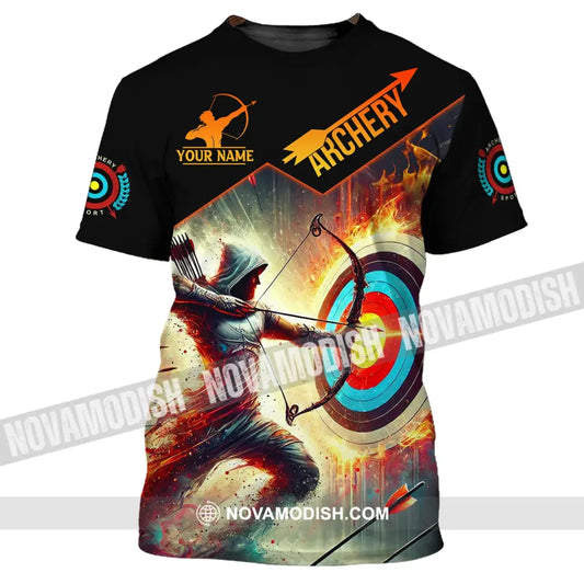 Unisex Shirt Custom Name Archery T-Shirt Hoodie Long Sleeve Gift For Lover / S