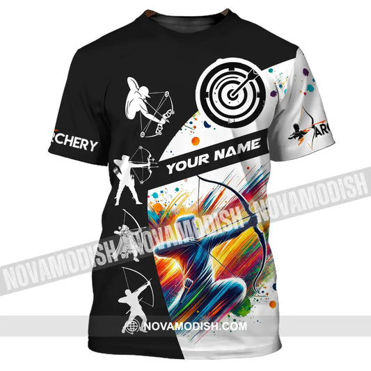 Unisex Shirt - Custom Name Archery Shirt T-Shirt / S T-shirt