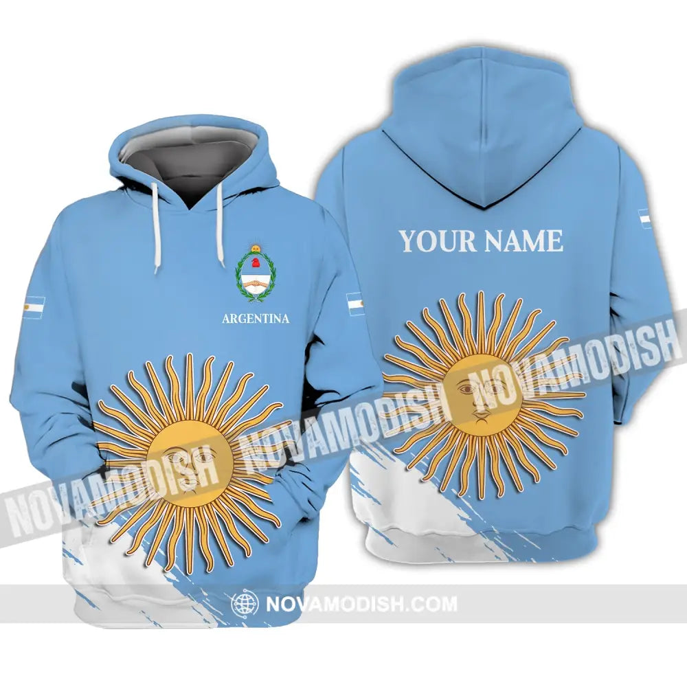 Unisex Shirt - Custom Name Shirt - Argentina Football Fifa World Cup Champions Shirt Hoodie / S T-shirt