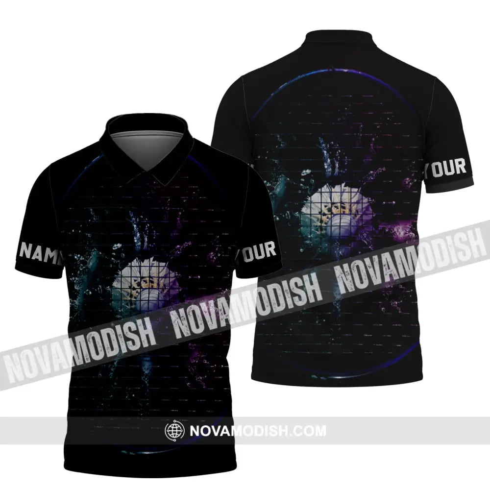Unisex Shirt - Custom Name Badminton T-Shirt - Badminton Clothing - Shirt for Badminton Players Polo Shirt / S T-shirt