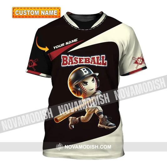 Unisex Shirt - Custom Name Baseball T-Shirt