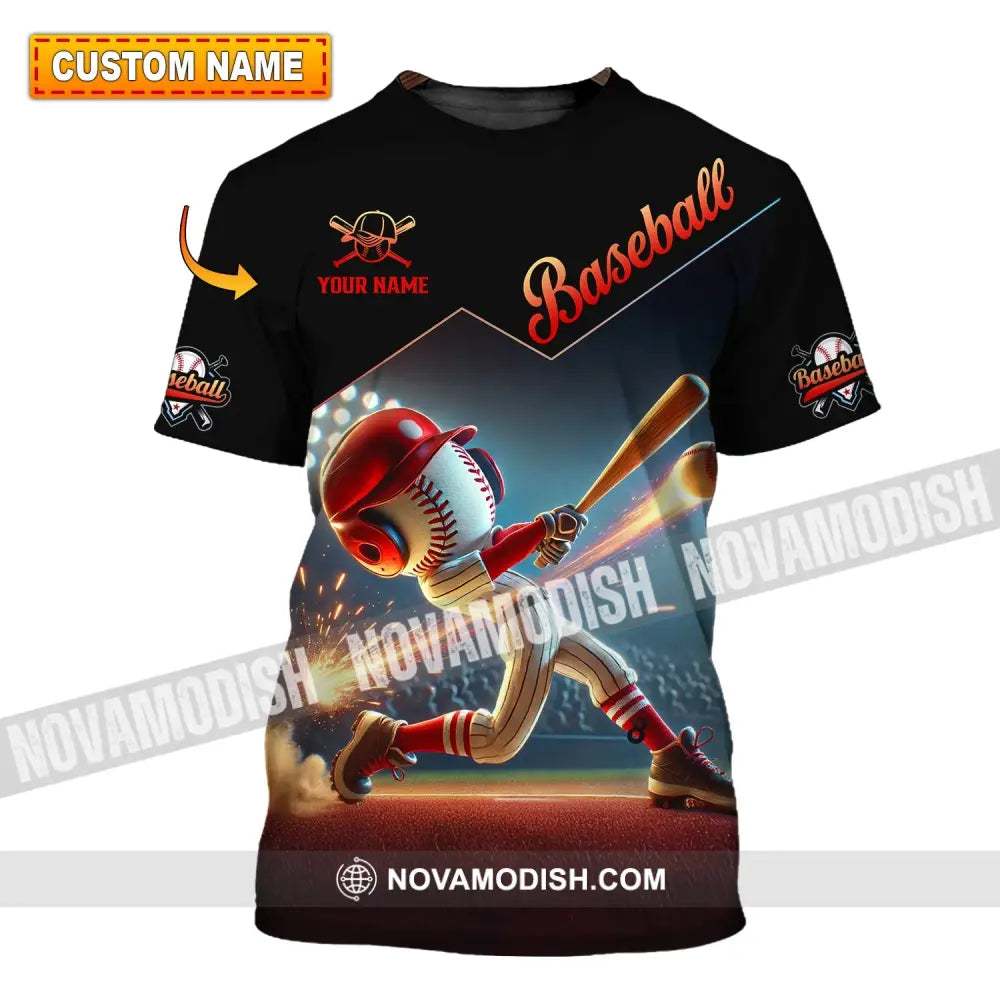 Unisex Shirt - Custom Name Baseball T-Shirt / S T-Shirt