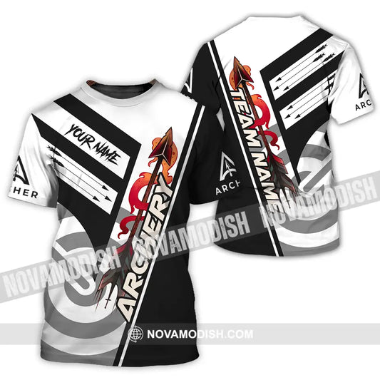 Unisex Shirt - Custom Name Basic Archery Player Shirt T-Shirt / S T-shirt