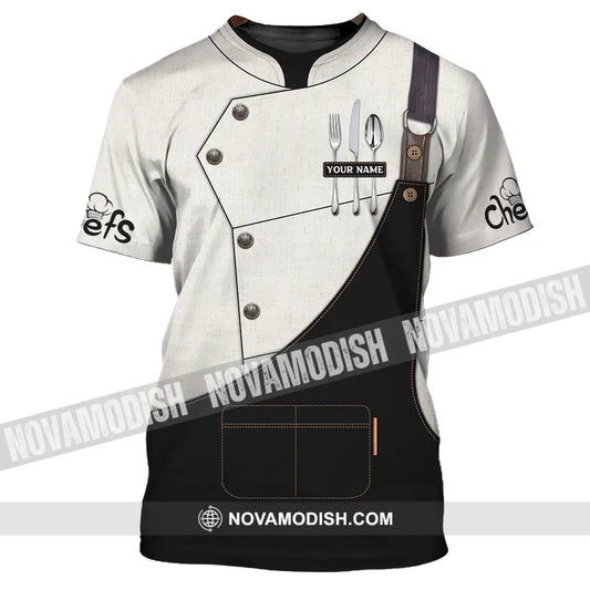 Unisex Shirt - Custom Name Basic Chefs Shirt T-Shirt / S T-shirt