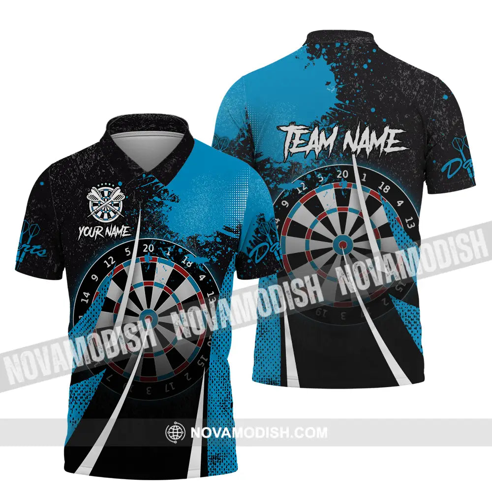 Unisex Shirt - Custom Name Basic Shirt Darts Player Polo Shirt / S T-shirt