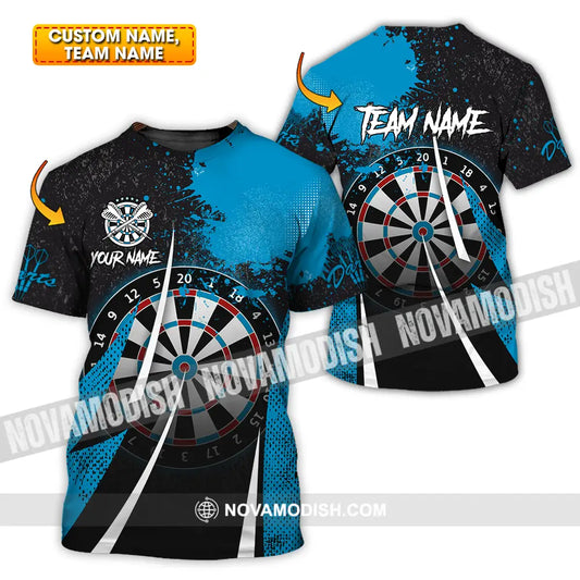 Unisex Shirt - Custom Name Basic Shirt Darts Player T-shirt