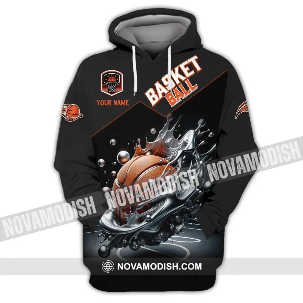 Unisex Shirt Custom Name Basketball Club Uniform T-Shirt Hoodie / S