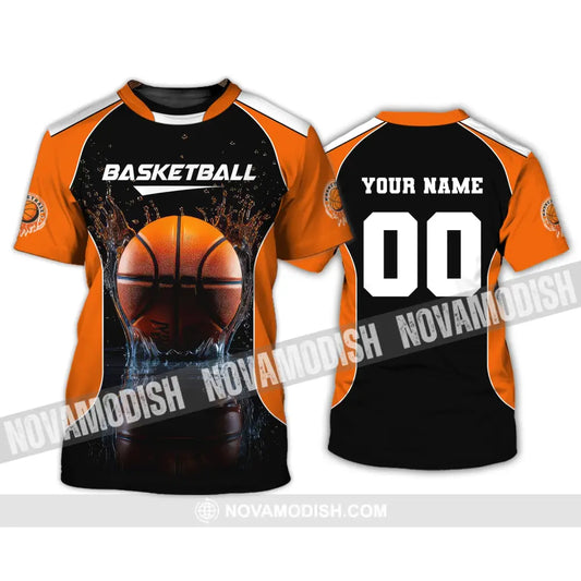 Unisex Shirt Custom Name Basketball T-Shirt Gift For Player / S