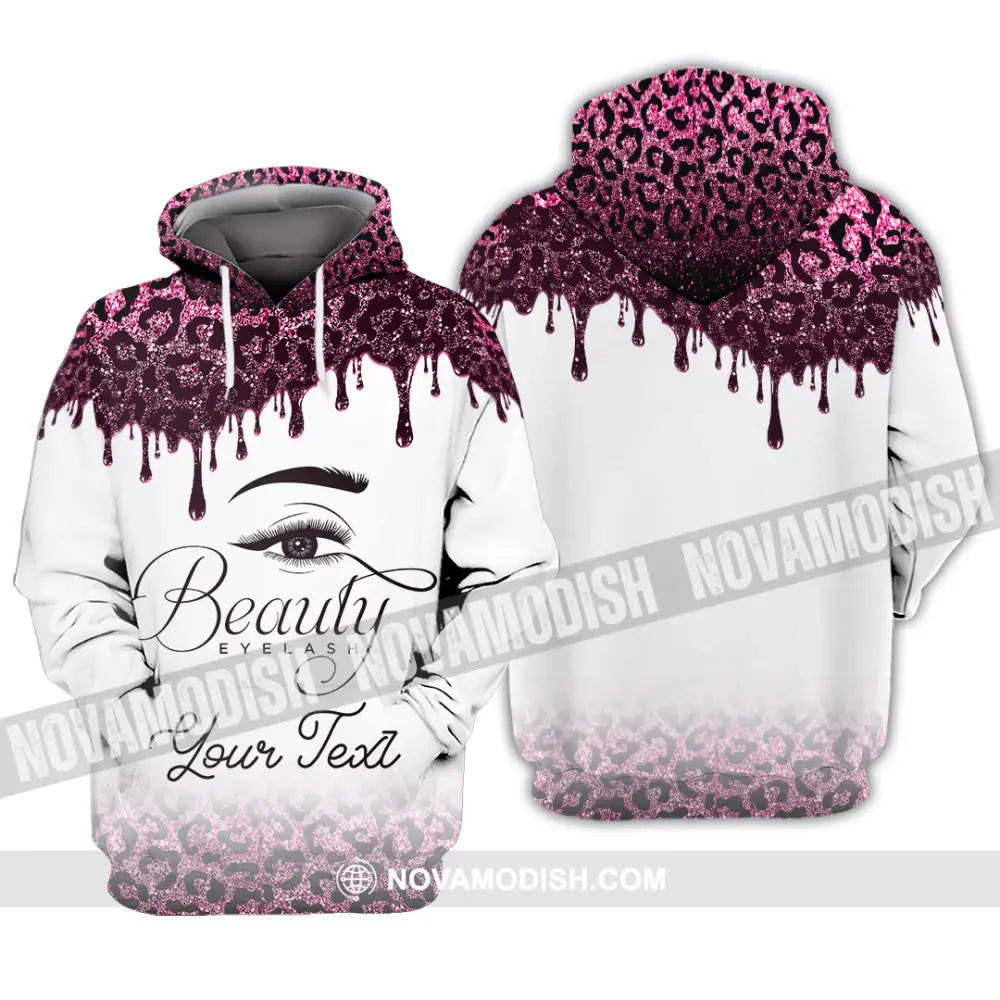 Unisex Shirt - Custom Name Shirt Beautiful Eyelash Hoodie / S T-shirt