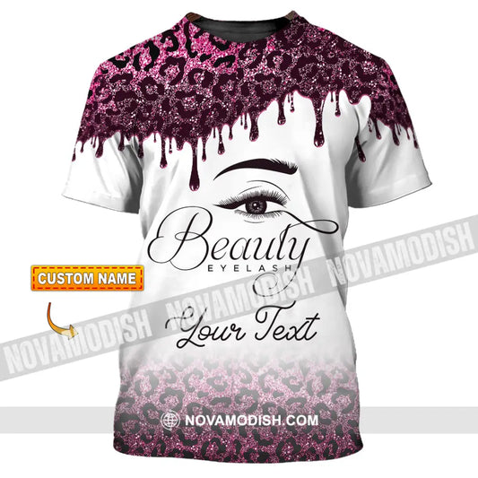 Unisex Shirt - Custom Name Shirt Beautiful Eyelash T-shirt