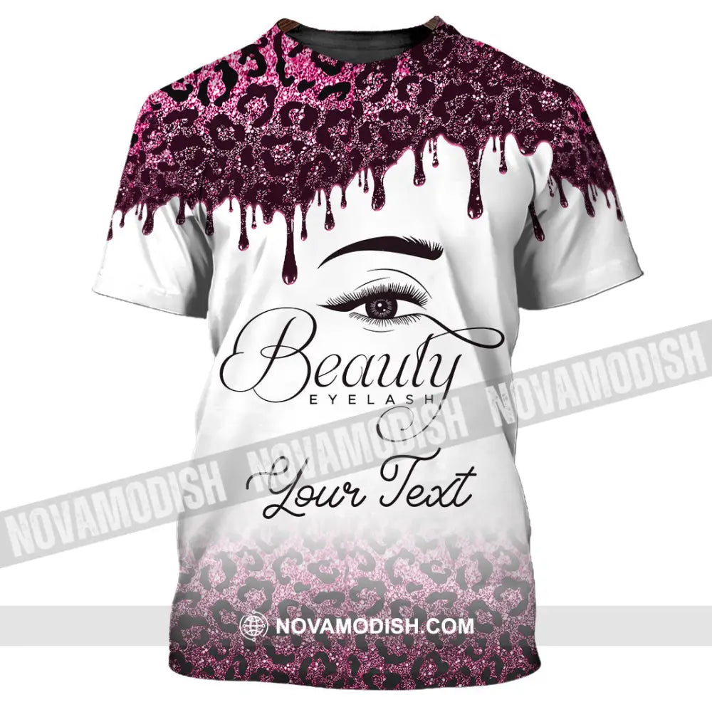 Unisex Shirt - Custom Name Shirt Beautiful Eyelash T-Shirt / S T-shirt