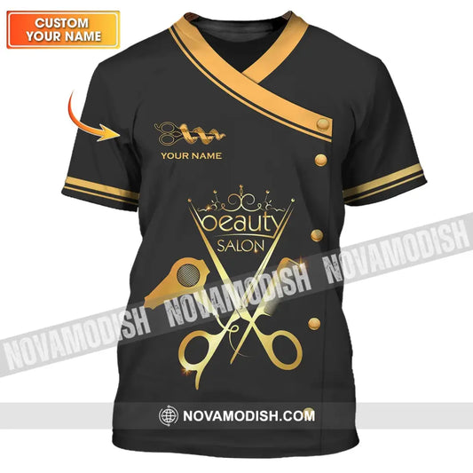 Unisex Shirt - Custom Name Shirt - Beauty Salon Gift For Hairdresser T-shirt
