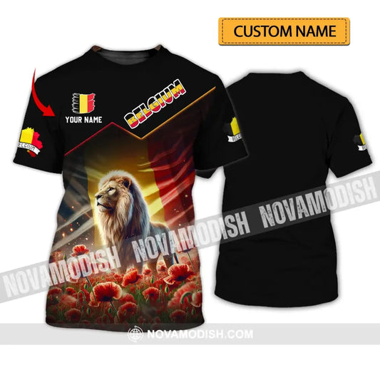 Unisex Shirt - Custom Name Belgium National Team Euro 2024 T-Shirt