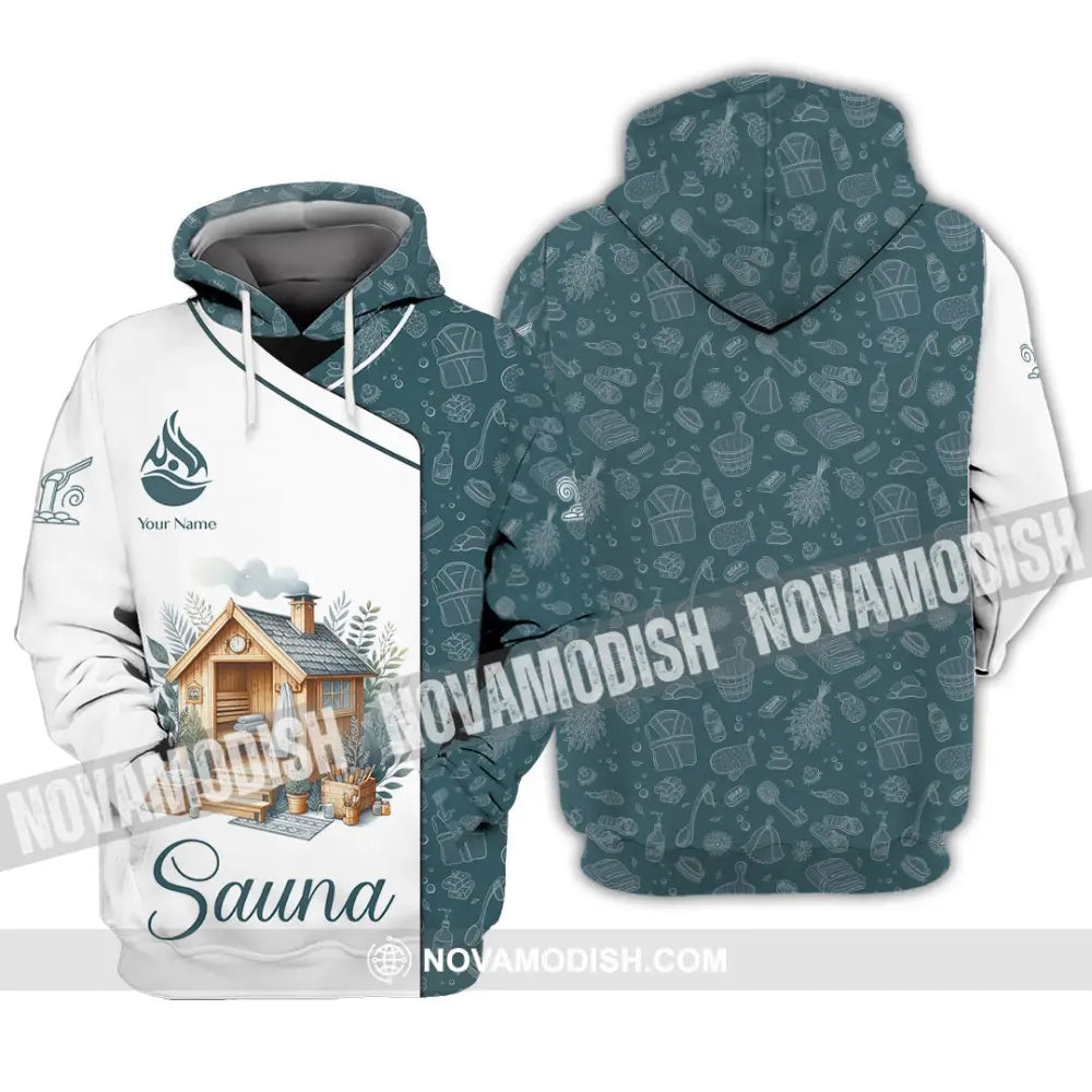 Unisex Shirt - Custom Name Shirt Best Sauna House Hoodie / S T-shirt