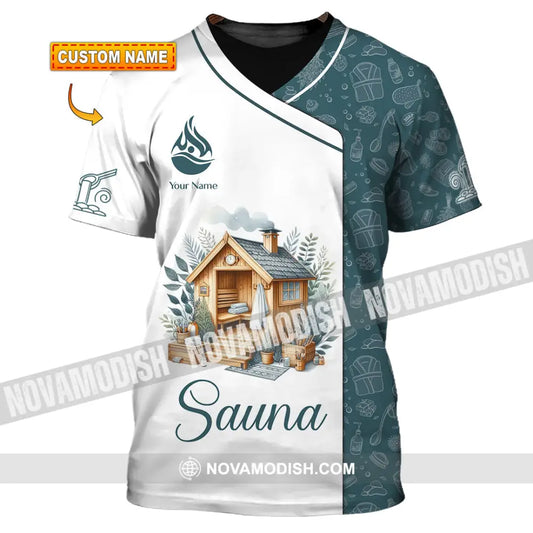 Unisex Shirt - Custom Name Shirt Best Sauna House T-shirt