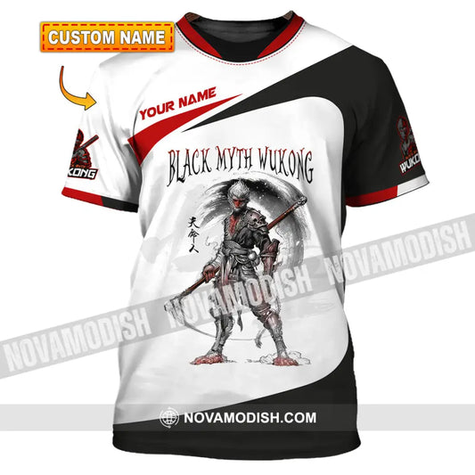 Unisex Shirt Custom Name Black Myth Wukong T-Shirt Hoodie Long Sleeve T-Shirt