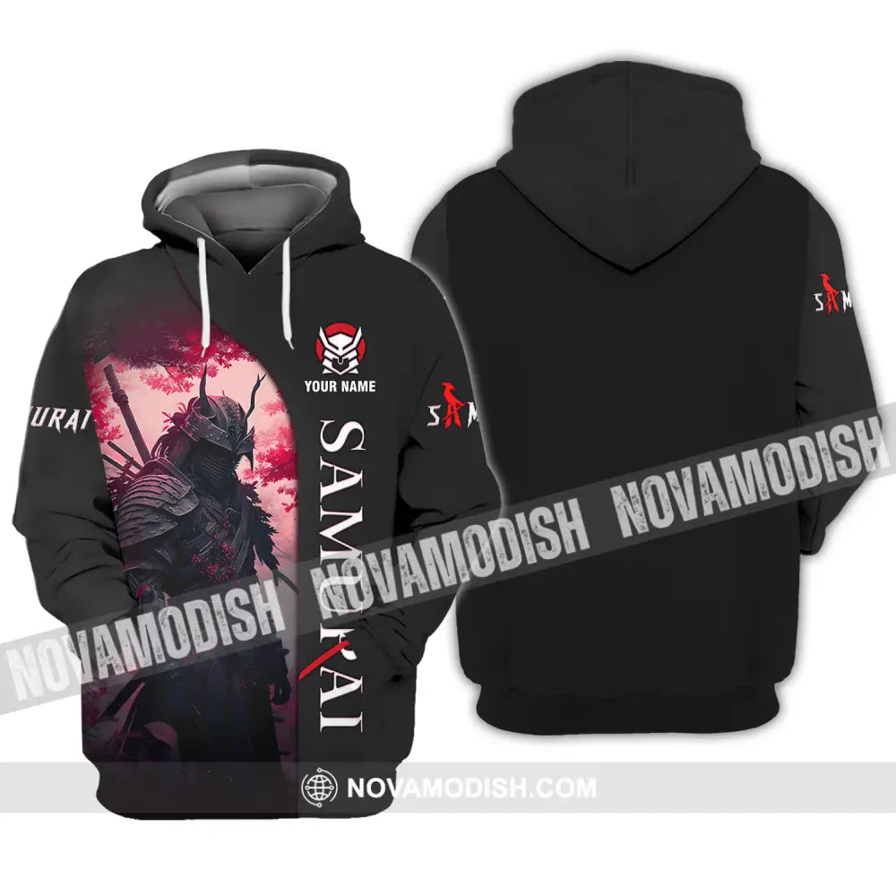 Unisex Shirt - Custom Name Blood Samurai Shirt Hoodie / S T-shirt