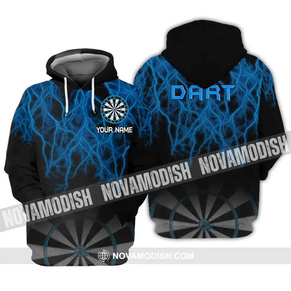 Unisex Shirt - Custom Name Shirt Blue Dart Hoodie / S T-shirt