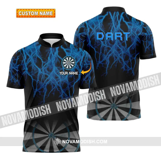 Unisex Shirt - Custom Name Shirt Blue Dart T-shirt