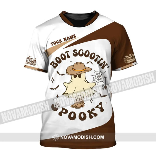 Unisex Shirt - Custom Name Boot Scootin Spooky T-Shirt / S T-Shirt