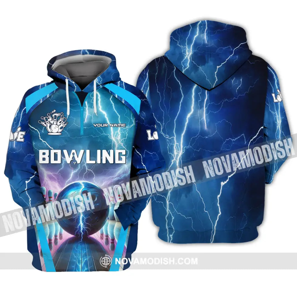 Unisex Shirt Custom Name Bowling Club Hoodie Player Gift / S T-Shirt