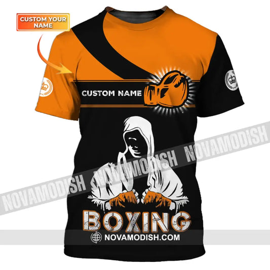 Unisex Shirt - Custom Name Boxing Shirt - Gift For Boxing Lover Unisex Shirt T-shirt