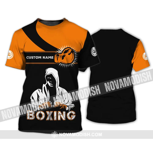 Unisex Shirt - Custom Name Boxing Shirt - Gift For Boxing Lover Unisex Shirt T-Shirt / S T-shirt
