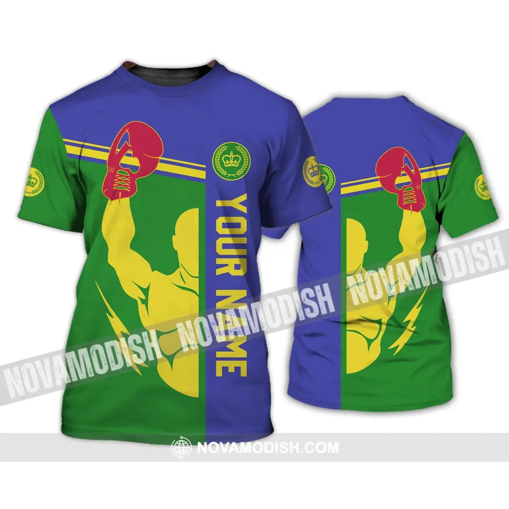 Unisex Shirt - Custom Name Boxing Shirt - Gift For Boxing Lover T-Shirt / S T-shirt