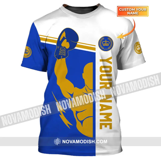 Unisex Shirt - Custom Name Boxing Shirt - Gift For Boxing Lover The Champion T-shirt