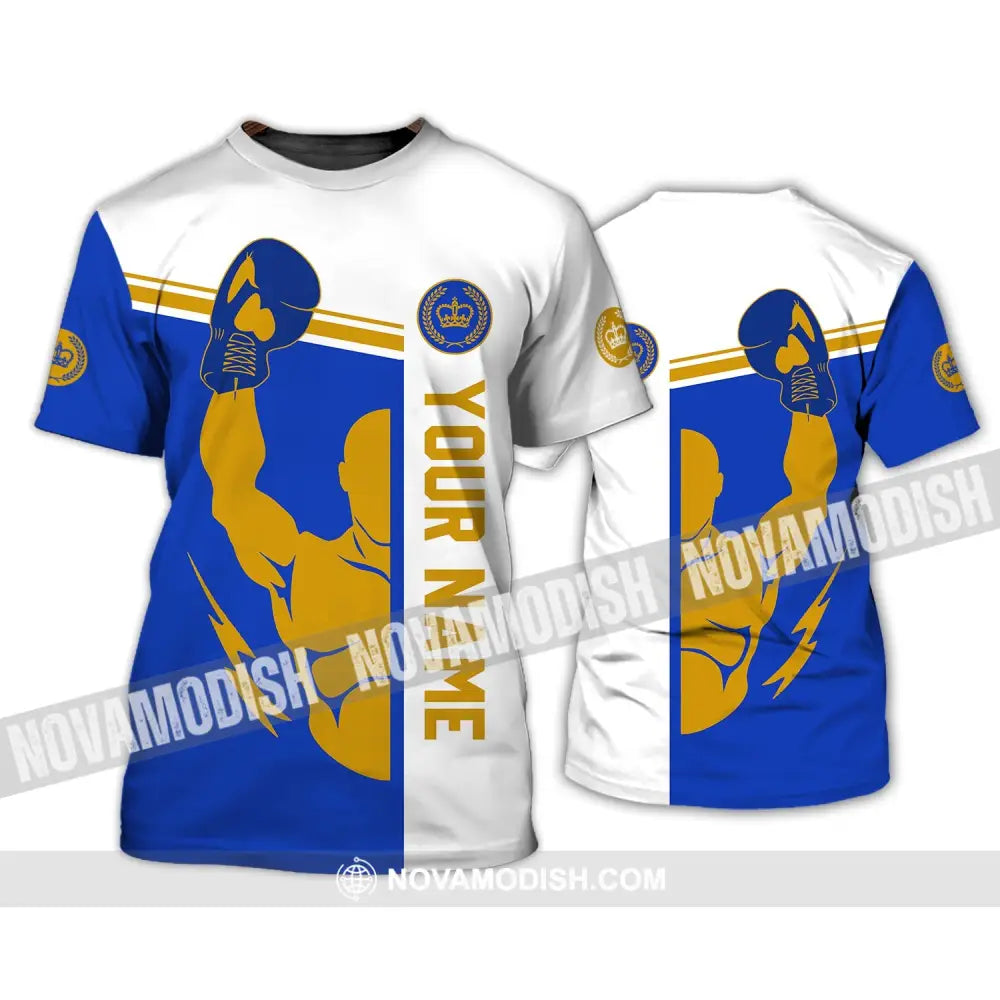 Unisex Shirt - Custom Name Boxing Shirt - Gift For Boxing Lover The Champion T-Shirt / S T-shirt