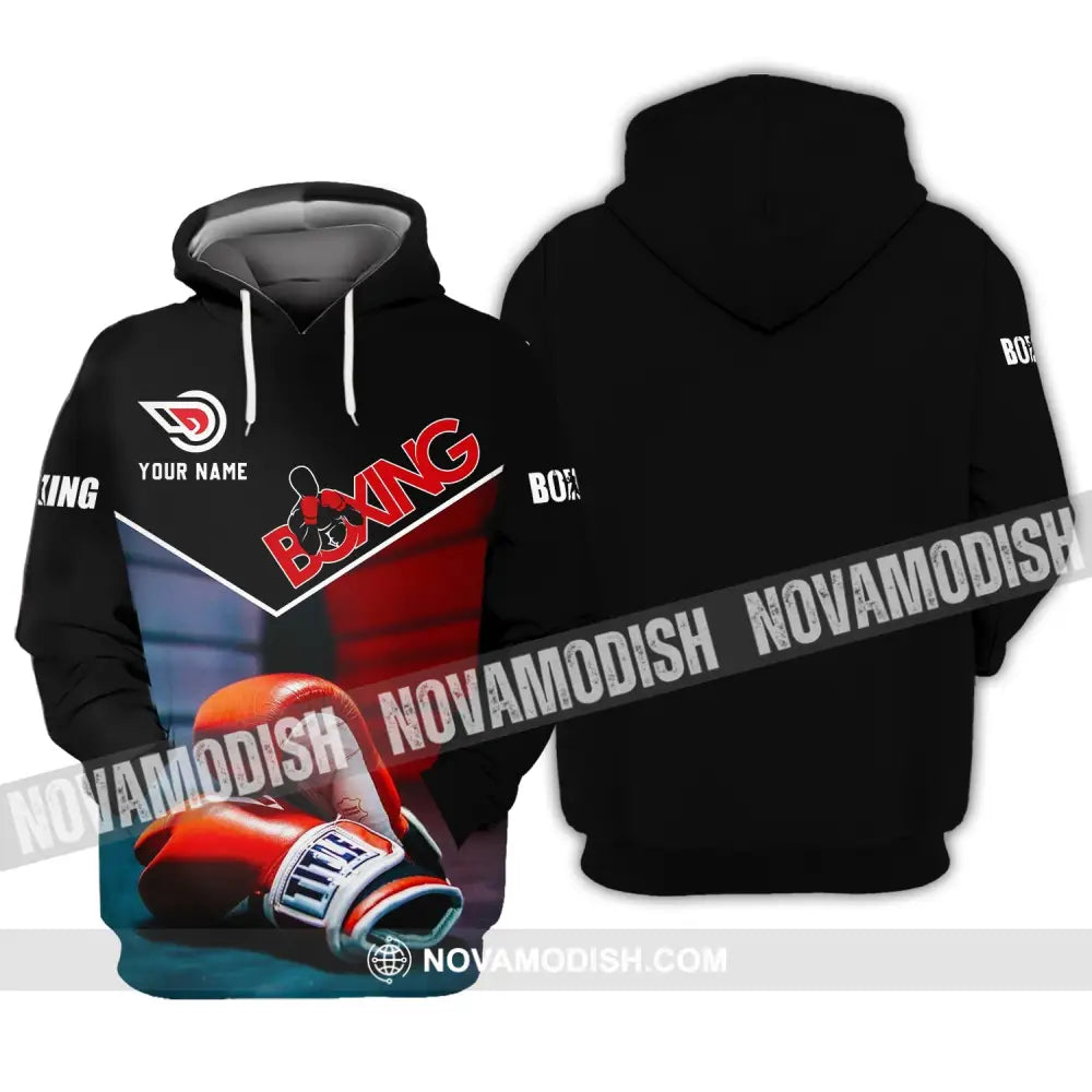 Unisex Shirt - Custom Name Shirt - Boxing Shirt Hoodie / S T-shirt