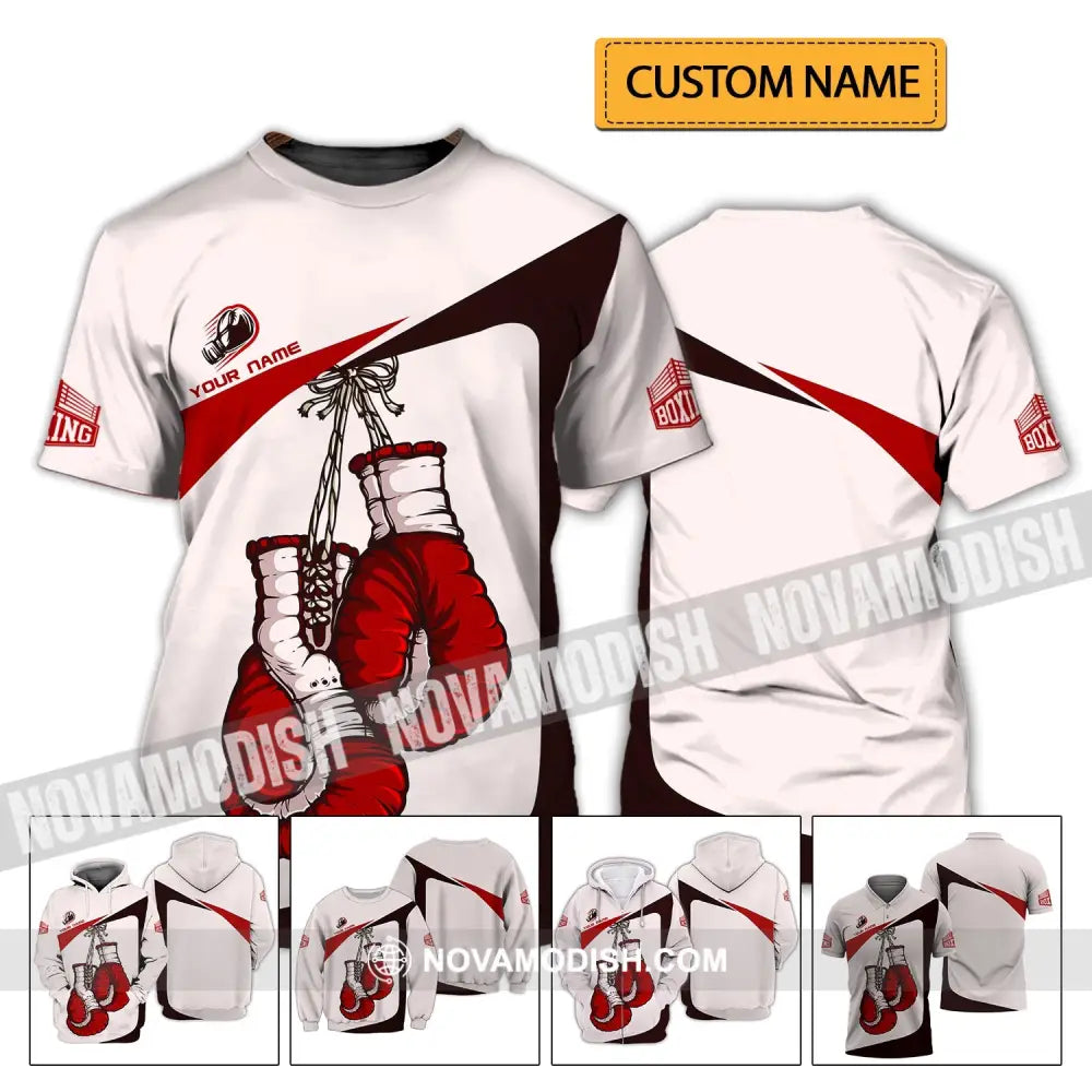 Unisex Shirt - Custom Name Shirt - Boxing Lover Shirt T-shirt