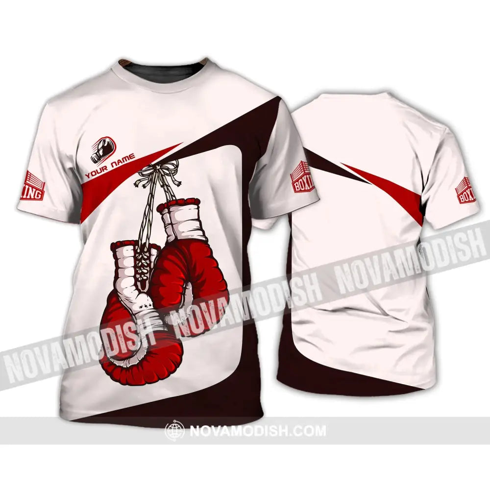 Unisex Shirt - Custom Name Shirt - Boxing Lover Shirt T-Shirt / S T-shirt